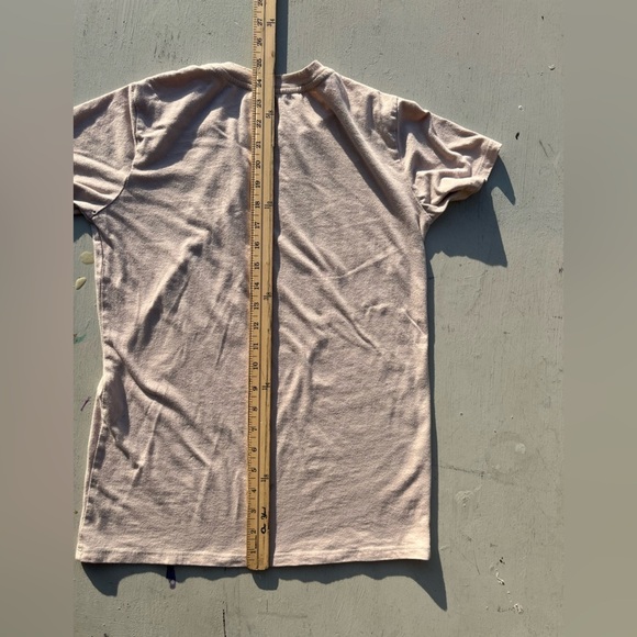 Women's Blondie T-Shirt Beige Spell-0ut XS New Wave 70s New York Debbie Harry - Picture 12 of 14